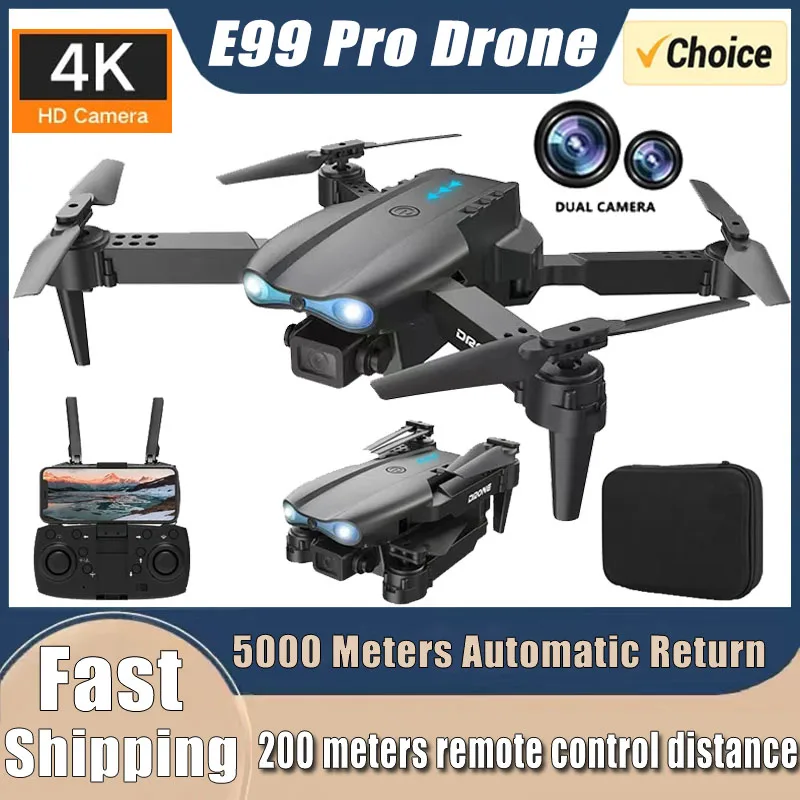 Drone Camera Wide Angle - Nouveau E99Pro RC Drone 4K professionnel