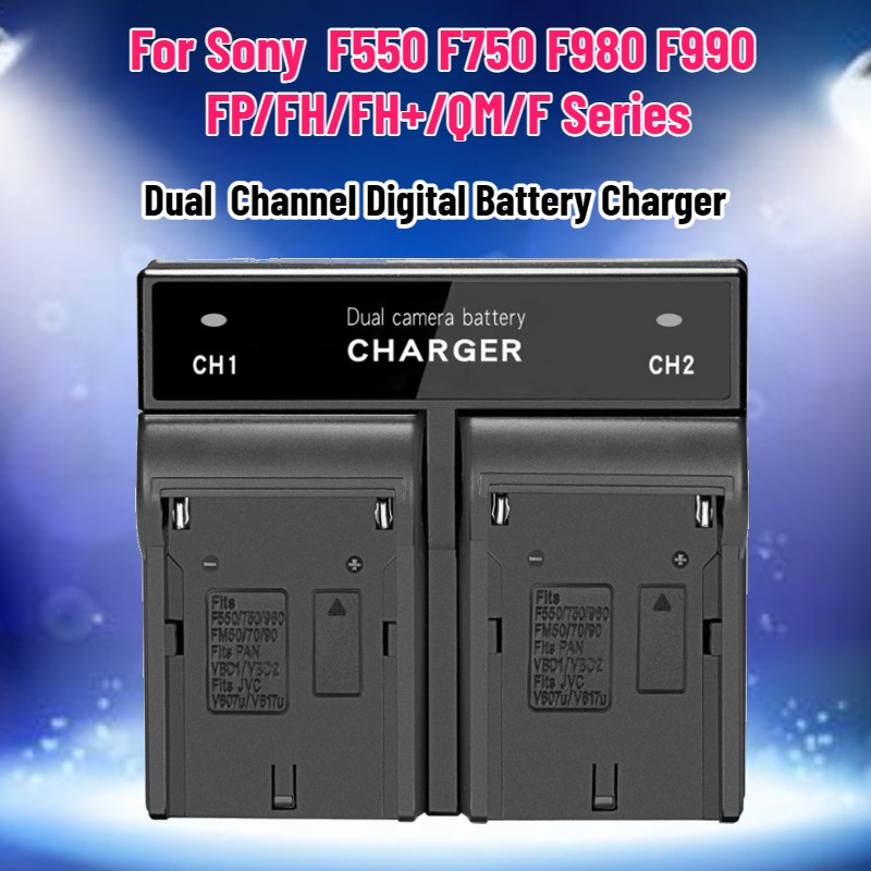 Drone Camera Action - Chargeur de batterie numérique double canal