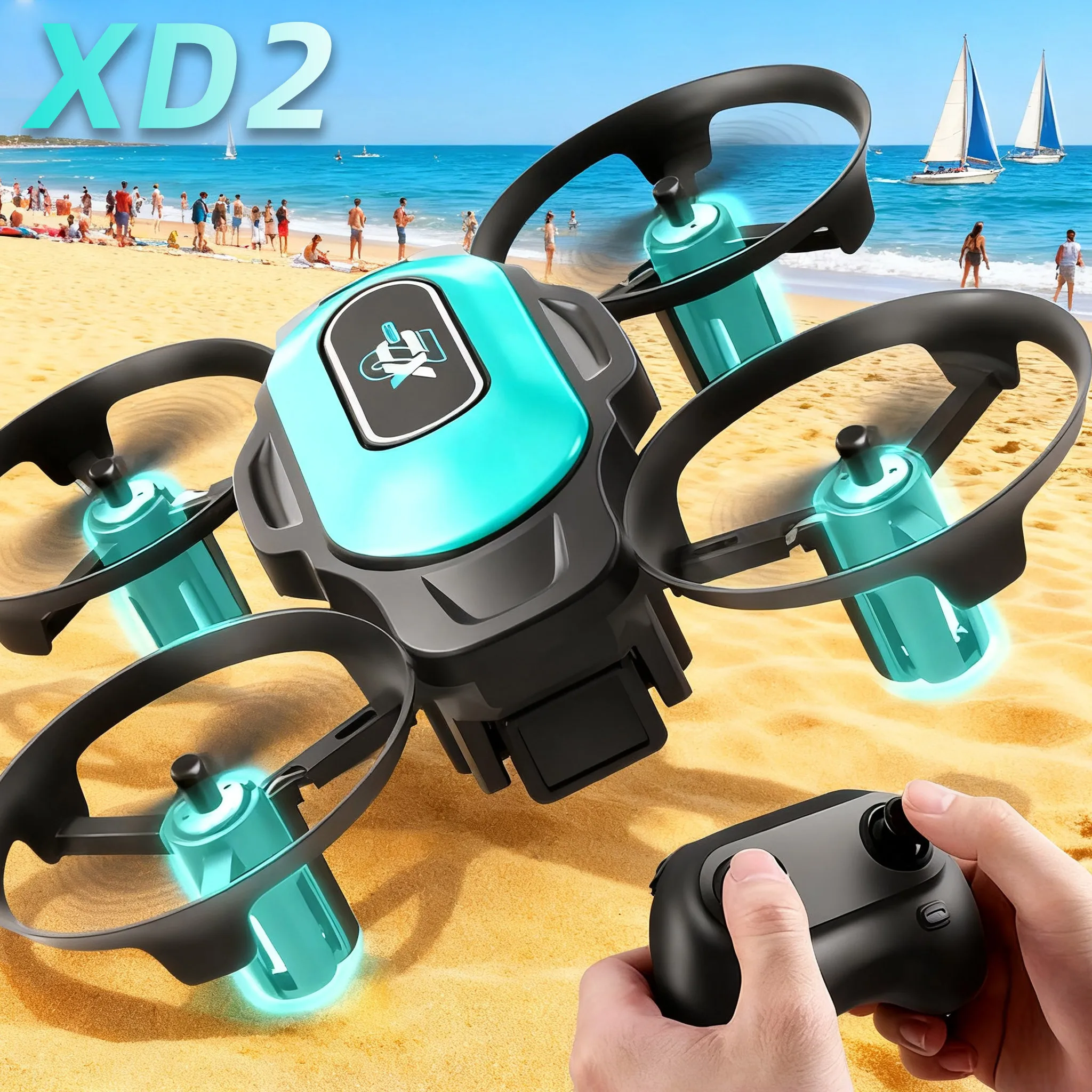 Drone Camera 4K - Mini drone XD2, 360 ° Tours