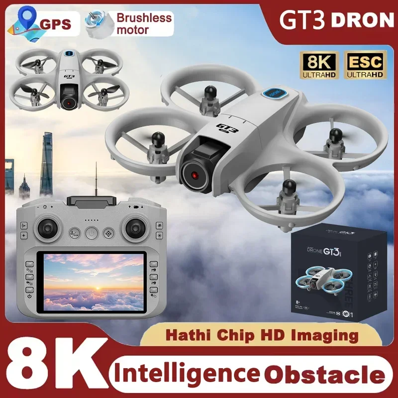 Drone Camera With Gimbal - GT3 Mini nouveau Drone quadrirotor Rc