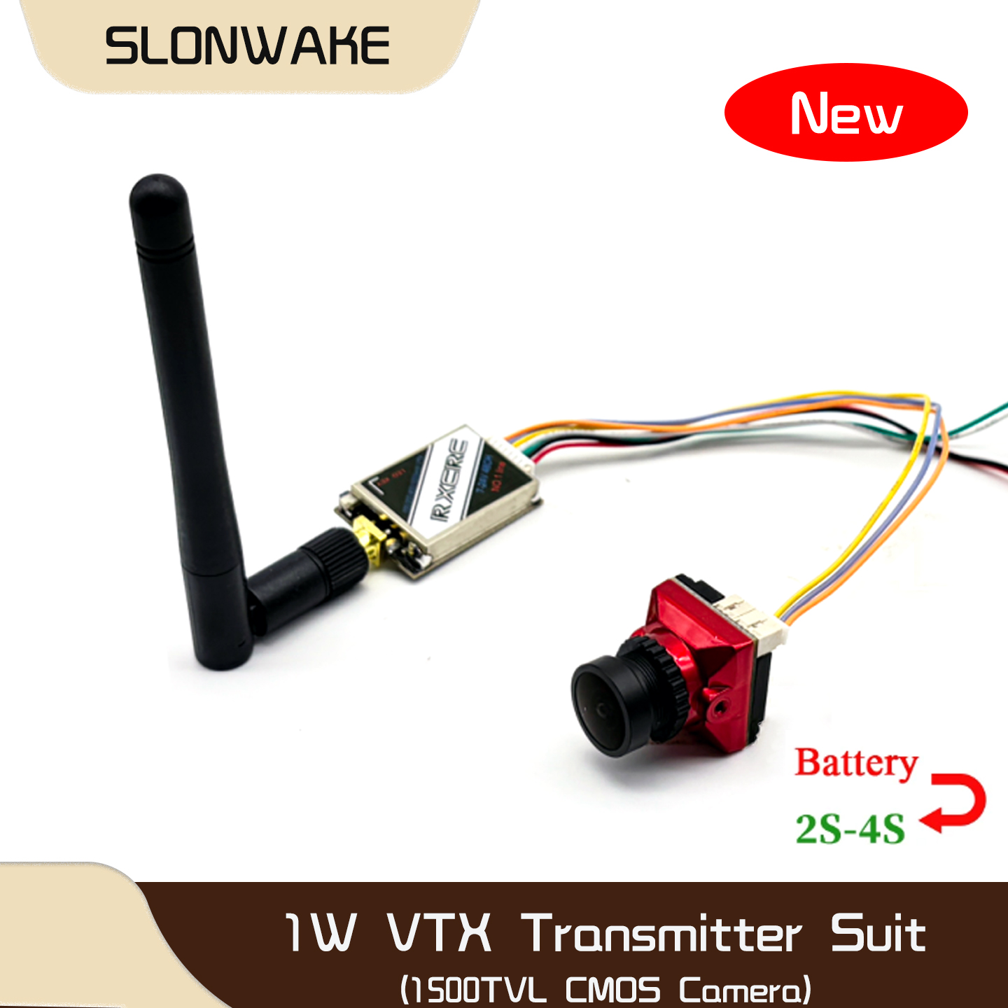 Drone Camera Lens - Transmetteur vidéo réglable SLONWAKE 5.8G 48CH