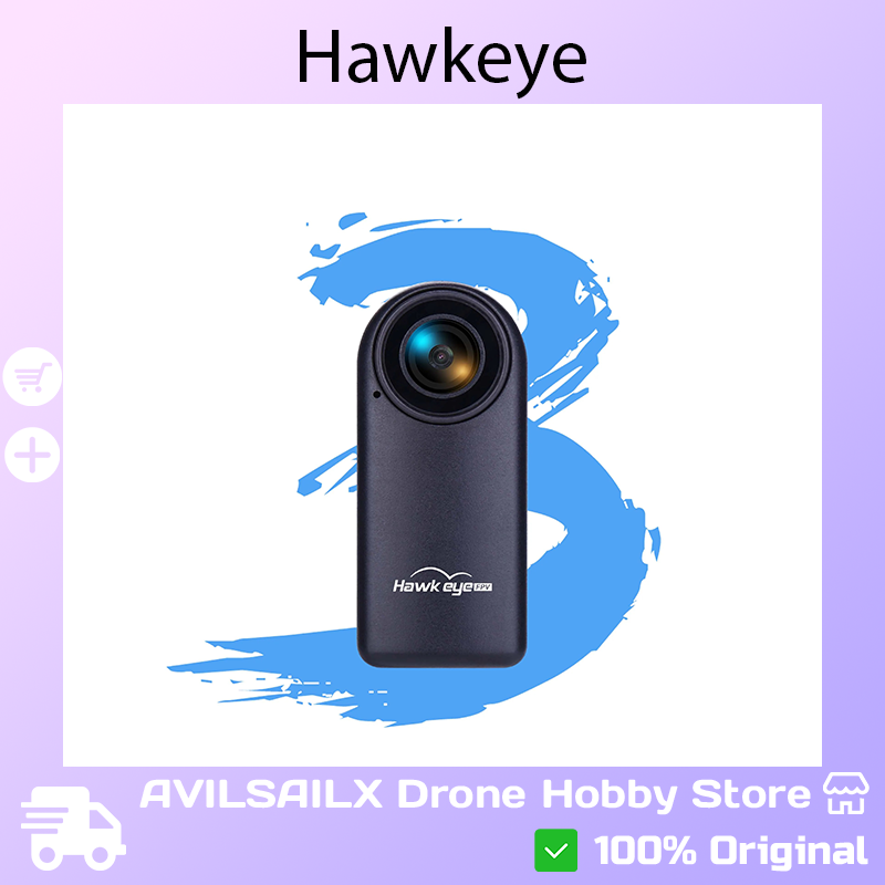 Drone Camera Vlog - Caméra d'action miniature Hawkeye Thumb 3
