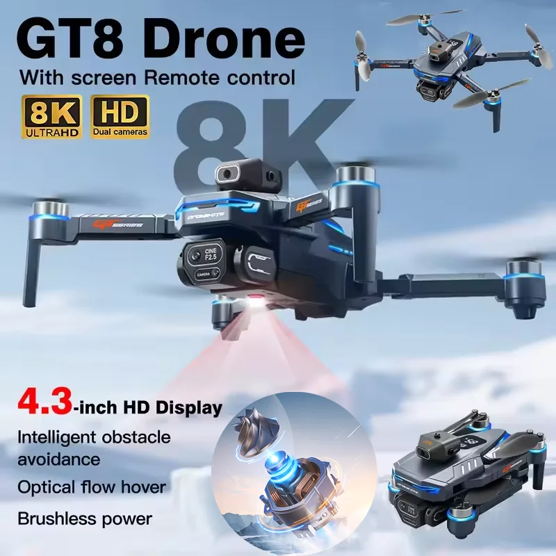Drone Camera 4K - Drone Homologué ANATEL NOUVEAU Modèle 4K