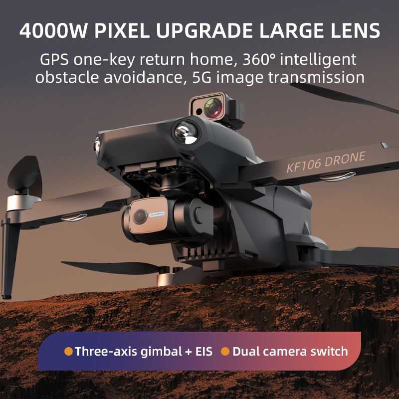 Drone professionnel KF106 Max  - Drone Camera Wide Angle avis et prix