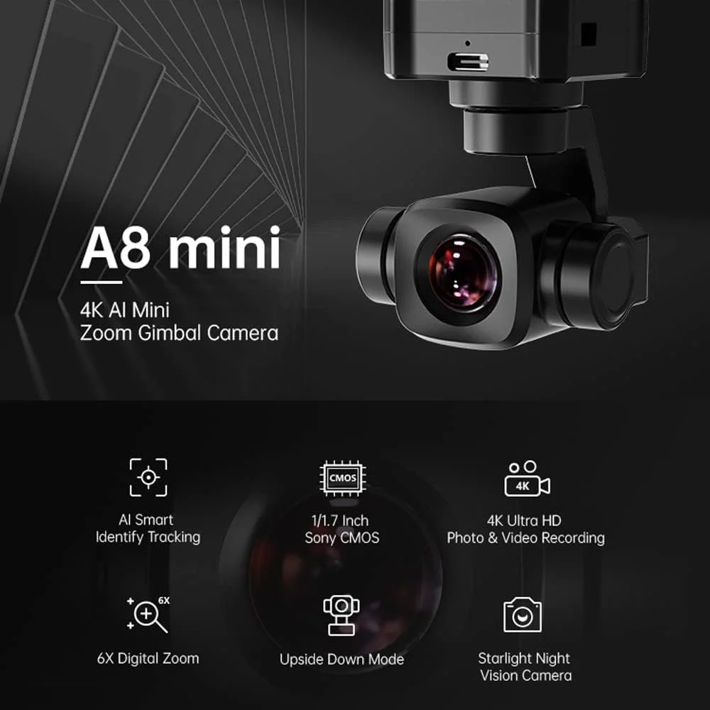 Caméra stabilisée SIYI A8 Mini - Drone Camera Vlog avis et prix