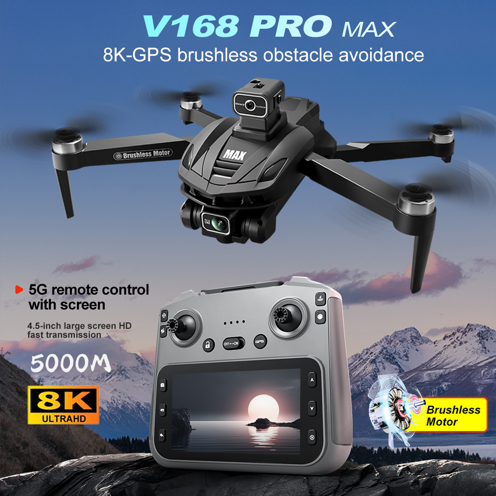 V168 PRO Max GPS Drone 8K prof - Drone Camera 4K avis et prix