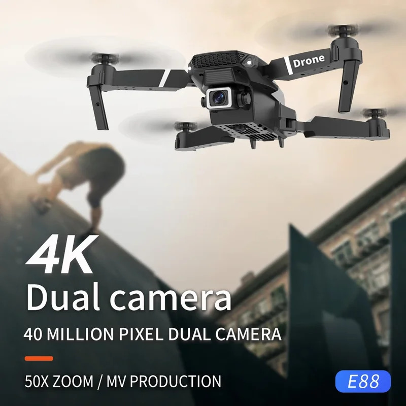 Le Drone pliant intelligent E8 - Drone Camera 4K avis et prix