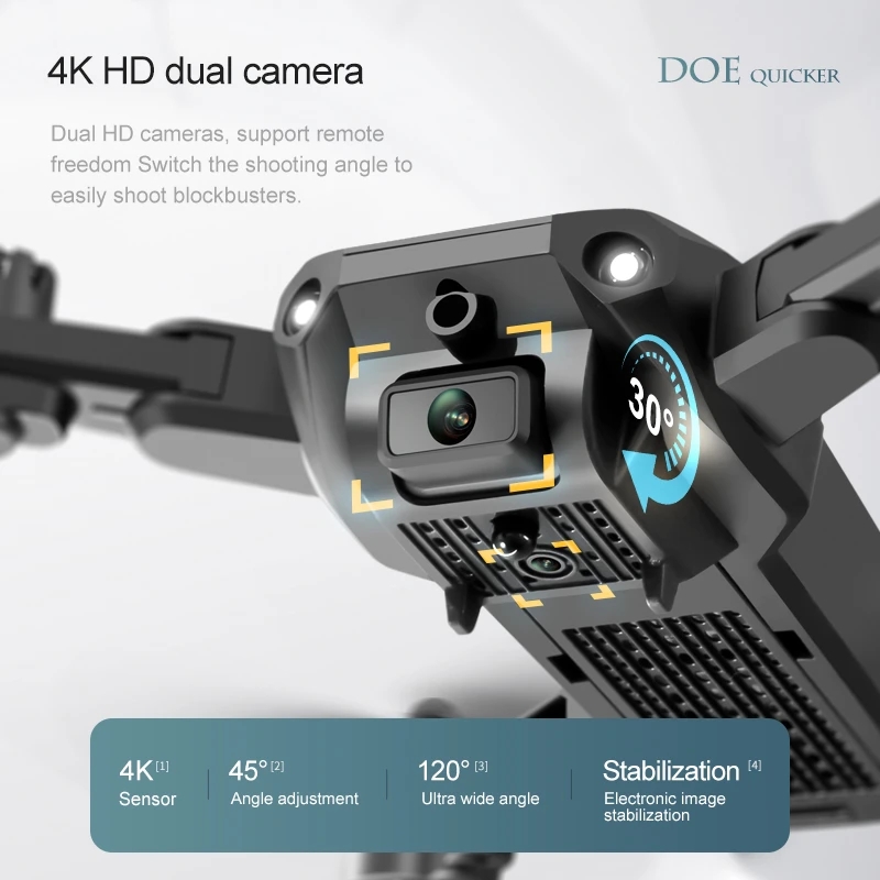 Nouveau 4DRC V23 Mini Drone 4K - Drone Camera Wide Angle avis et prix