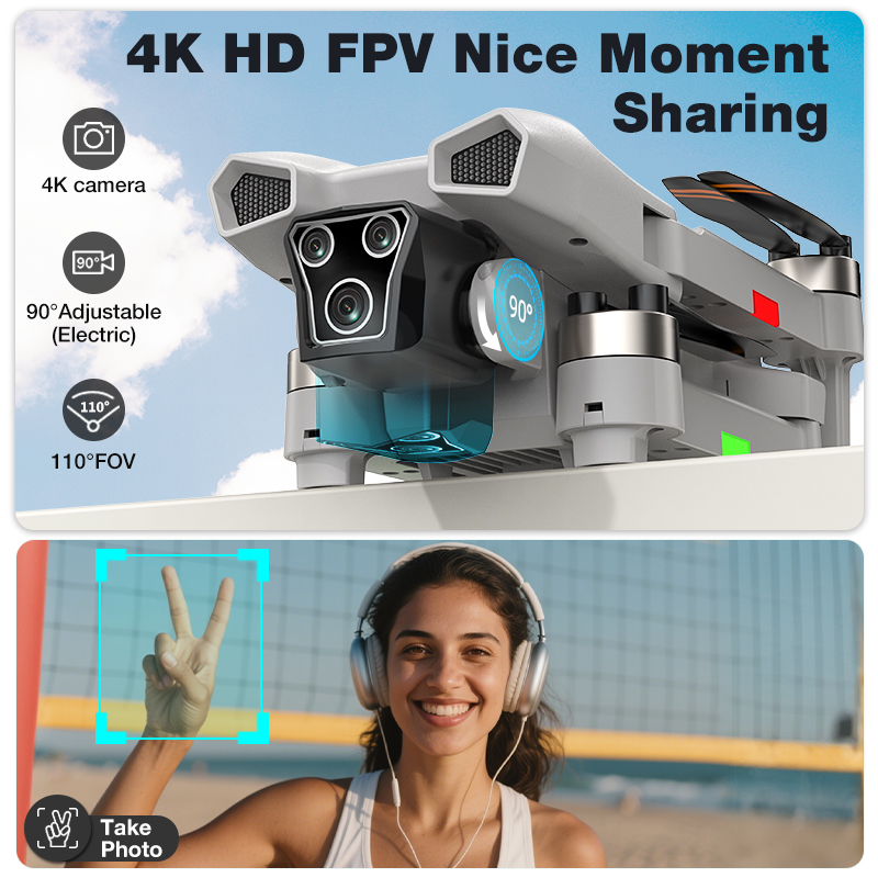 NOUVEAU Drone L017 Pro Brushle - Drone Camera Professional avis et prix