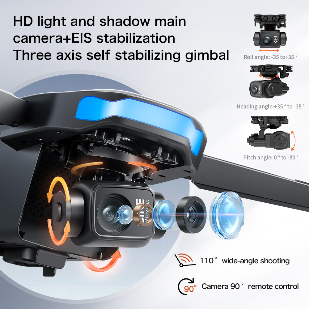 Nouveau drone S-X1 MAX GPS 8K  - Drone Camera With Gimbal avis et prix